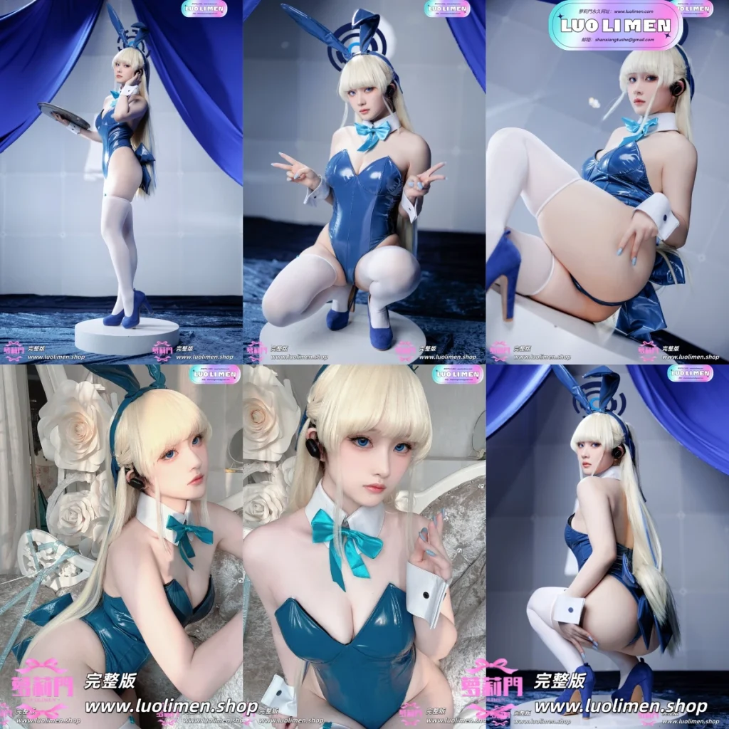 屿鱼 NO.002 Toki X 飛鳥馬トキ兔女郎 蓝色兔子 [45P-522MB]-呦呦萝莉
