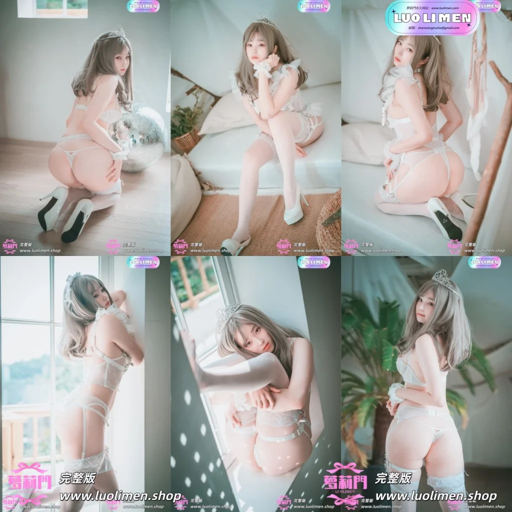 Bambi밤비 - NO.29 Reine de Blanc (B-side) [63P-713MB]-呦呦萝莉